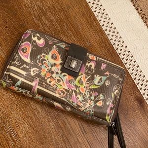 SakRoots zip around wallet